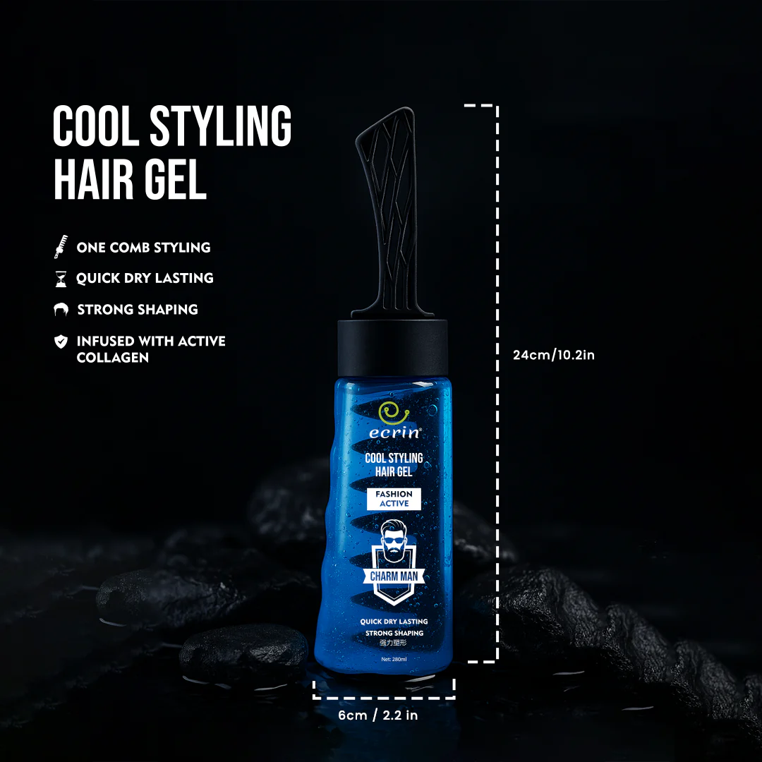 ECRIN Cool Styling Hair Gel with Active Collagen